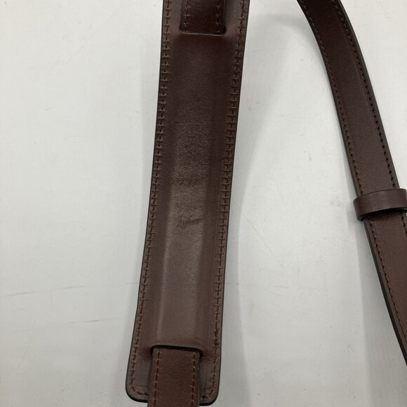 XL Ermengildo Zegna Brown Messenger Briefcase Travel Bag Plus Key Chain Fob - Picture 8 of 14